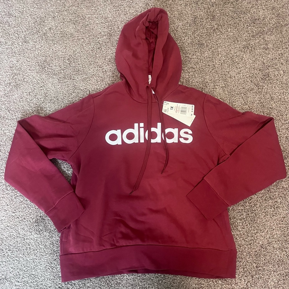Adidas Pull Over Hoodie- Fits Women’s Large
